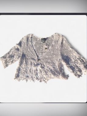 Handcrafted Rabbit Rabbit Rabbit Crochet Cardigan